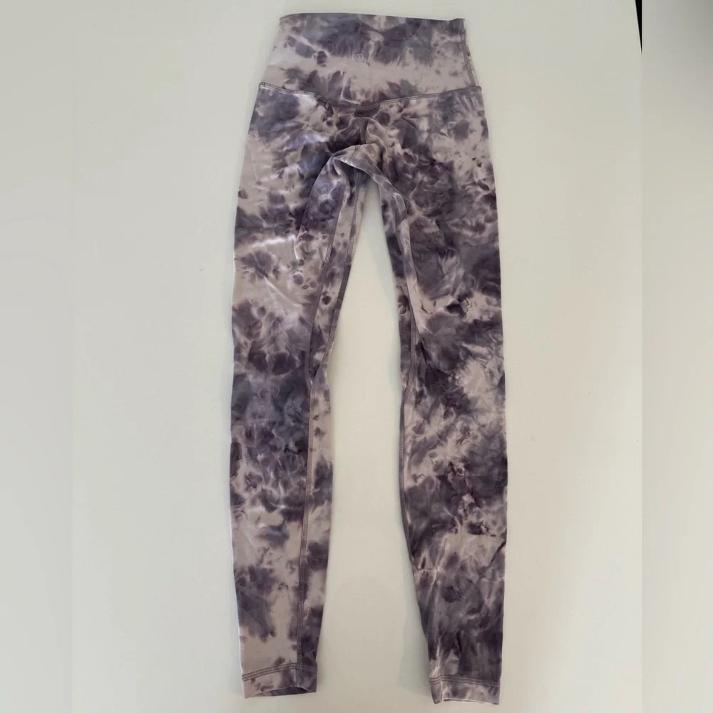 Lululemon Athletica Align Pant Diamond Dye Graphite Purple Lavender Leggings